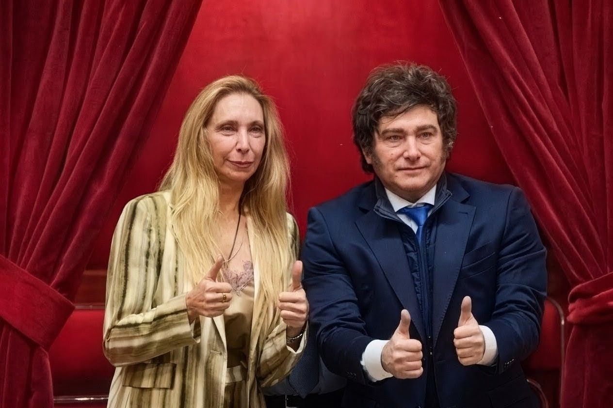 El Argentino Diario-Karina Milei y Javier Milei.