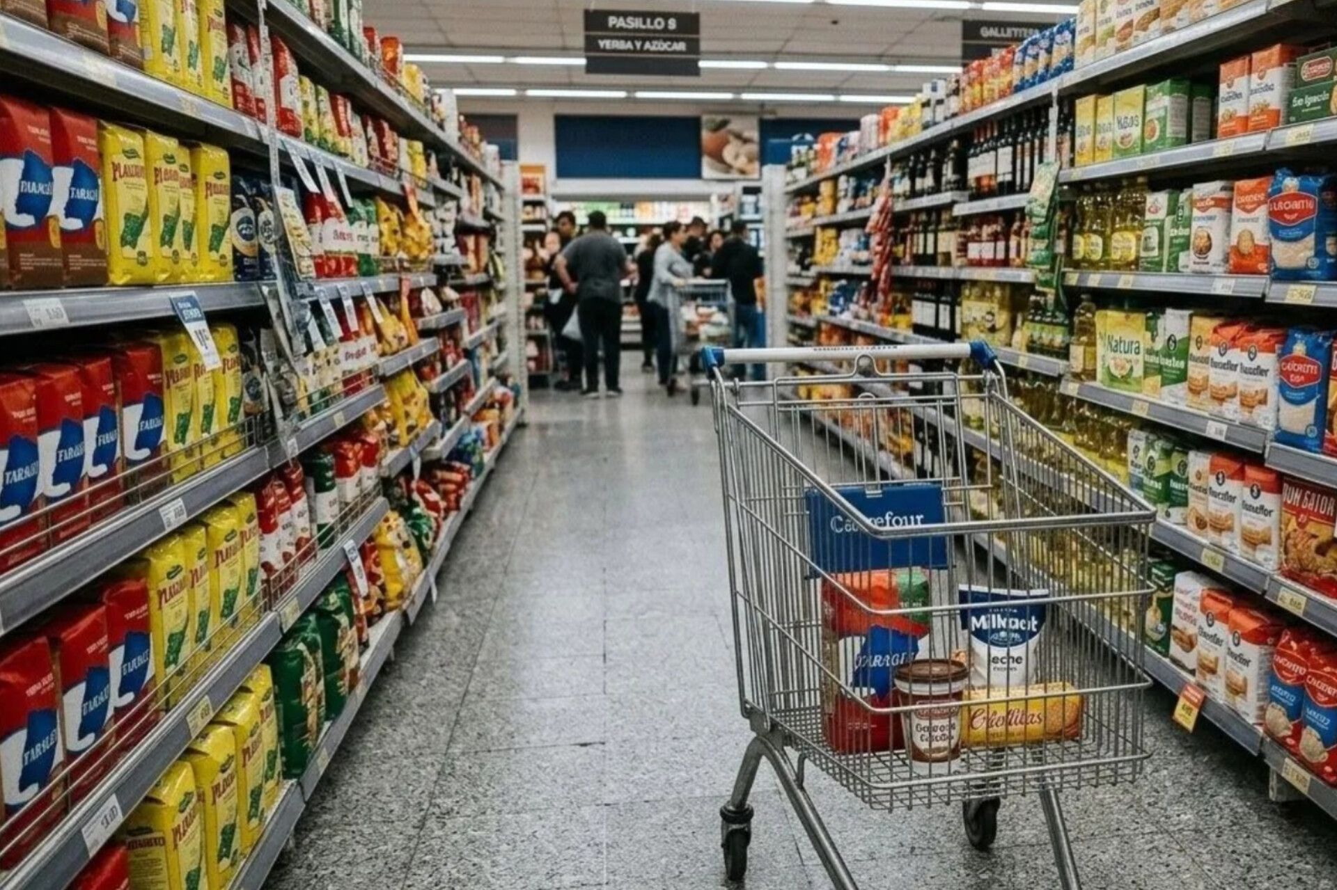 El Argentino Diario-góndola-supermercado-inflación-consumo.