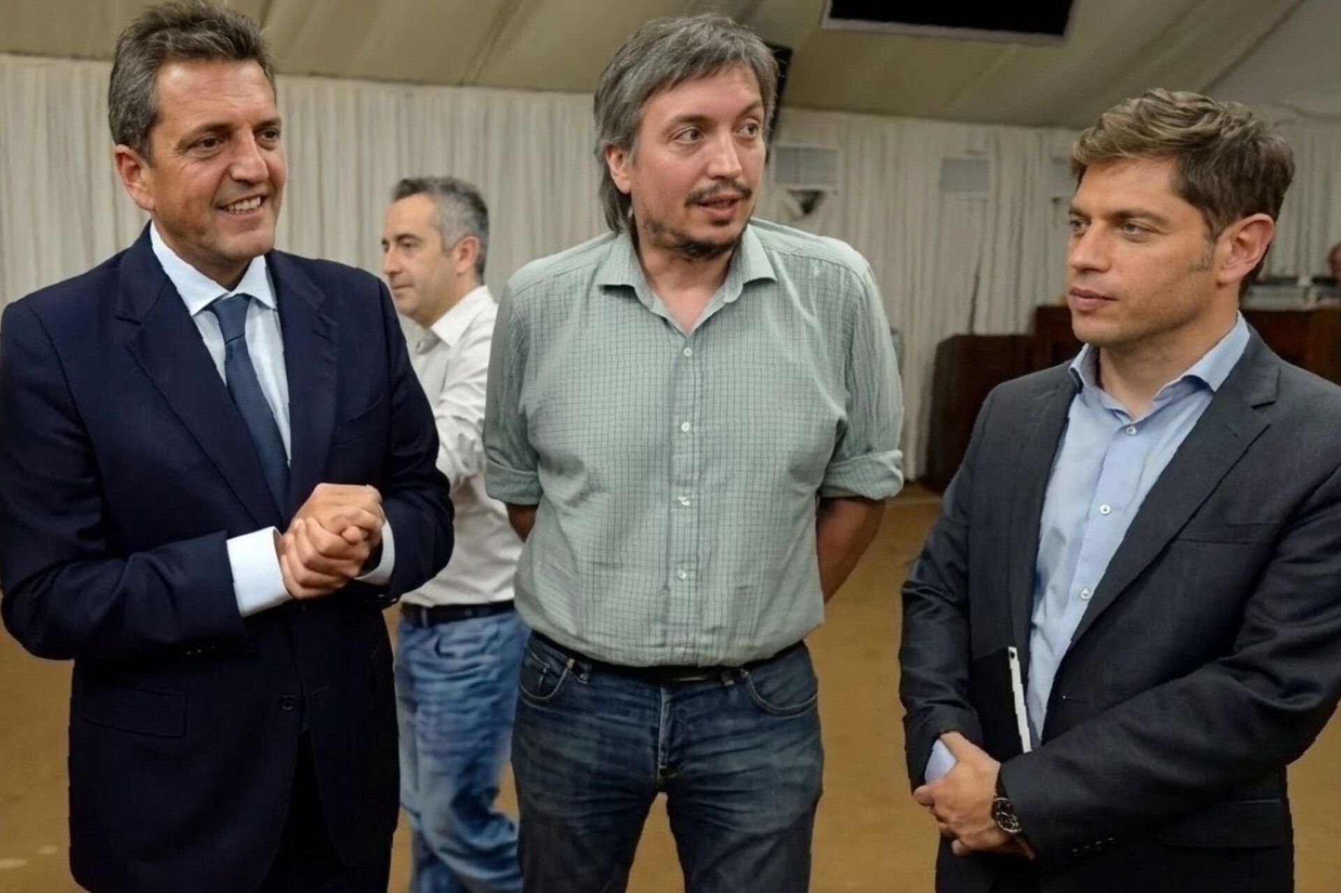 El Argentino Diario-Sergio Massa-Máximo Kirchner-Axel Kicillof.
