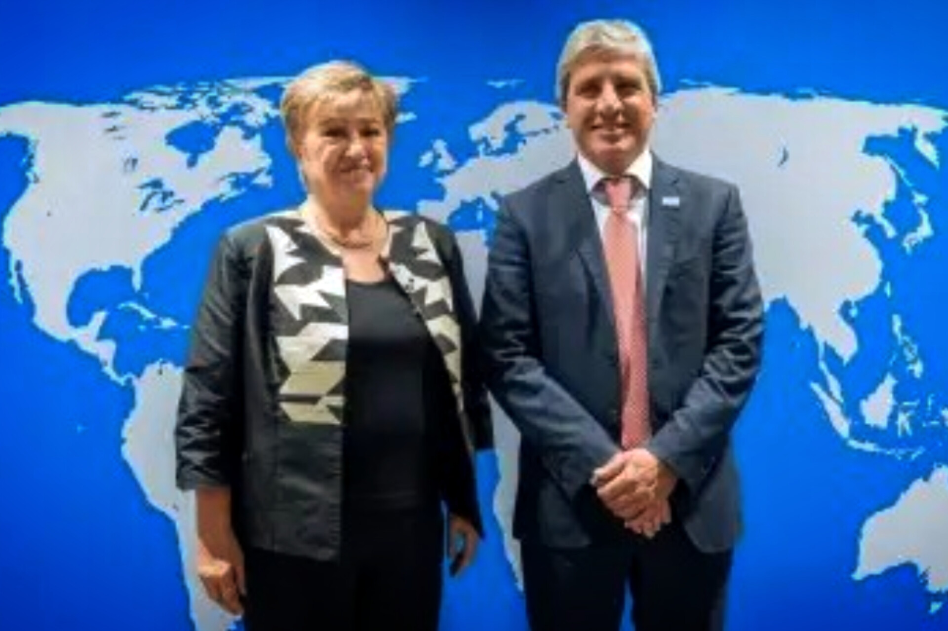 El Argentino Diario-Kristalina Georgieva-Luis Caputo.